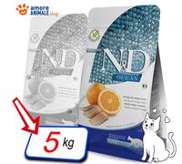 Farmina Gato N&D Océano Adulto → Arenque Y Naranja - 300 Gr / 1,5 / 5 Kg - Gato