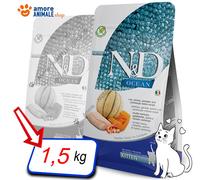 Farmina Gato N&D Océano Gatito → Merluza Y Gambas - 300 Gr / 1,5 / 5 Kg - Gato