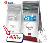 Farmina Gato VET LIFE Natural → Hepática - 400 Gr / 2 Kg - Croquetas Para Gato