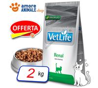 Farmina Gato VET LIFE Natural → Renal - 2 Kg - Función Renal, Comida Para Gato