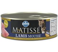 Farmina Matisse - Mousse de cordero húmedo para gatos adultos, 12 x 85 g