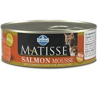 Farmina Matisse - Mousse de salmón, húmedo para gatos adultos, 12 x 85 g