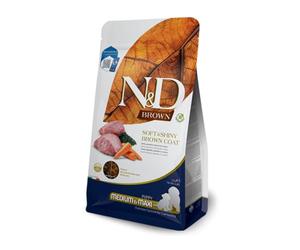 Farmina, N&D Brown, cordero espirulina y zanahoria, para perros Puppy Medium/Maxi, 2 kg
