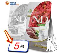 Farmina N&D Cat Quinoa Adulto Neutered Alimento Seco Anatra y Brócoli 1,5/5 kg