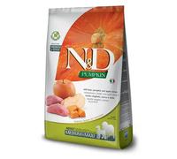 FARMINA N&D DOG PUMPKIN MEDIUM MAXI JABALI 2,5KG / Alimento completo para perros adultos de razas de tamaño mediano, grande y gigante. Elaborado a base de jabalí, calabaza y manzana