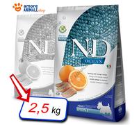 Farmina N&D Ocean Adult Mini Comida Para Perros Seca 2,5 kg