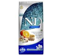 Farmina N&D Ocean Medium/Maxi - Pienso para perro adulto mediano y grande - Bacalao, avena y naranja - Cantidad: 12 kg