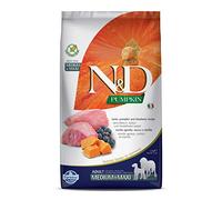 Farmina, N&D Pumpkin, Cordero, Calabaza y Arándanos, Perro Adlt Medium/Maxi, 2,5 kg