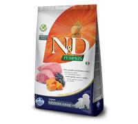Farmina N&D Pumpkin Grain Free Cachorro Canino Medium&Maxi Cordero&Blueberry 2.5kg