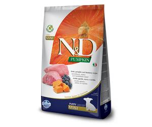 Farmina N&D Pumpkin Grain Free Cachorro Canino Mini Cordero y Arándano 2.5kg