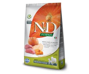 Farmina N&D Pumpkin Grain Free Canine Adult Medium&Maxi Jabalí&Manzana 12kg