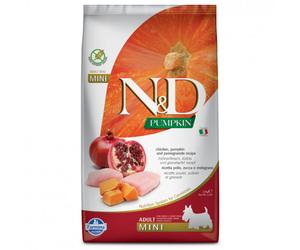 Farmina N&D Pumpkin Mini - Pienso seco para perro adulto pequeño - Pollo y granada - Cantidad: 2,5 kg