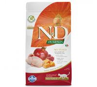 Farmina N&D Pumpkin - Pienso seco para gatos adultos - Codorniz y granada - Cantidad: 1,5 kg
