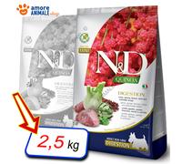 Farmina N&D Quinoa Digestion Adulto Mini Alimento Seco Agnello 800 g