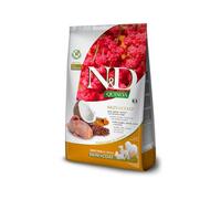 Farmina, N&D Quinoa Skin & Coat, codorniz, coco y cúrcuma, para perros adultos medianos/grandes, 2,5 kg