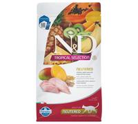 Farmina N&D Tropical Selection Neutered - Pienso para gatos esterilizados - Pollo - Cantidad: 1,5 kg