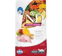 Farmina, N&D Tropical Selection, pollo y frutas tropicales, gato adulto, 300 g
