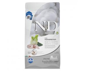 Farmina N&D White Mini - Pienso para perro de raza pequeña - Pescado blanco - Cantidad: 2 kg