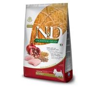 Farmina N&D Ancestral Grain Senior Mini - Pienso seco para perros mayores pequeños - Pollo y granada - Cantidad: 2,5 kg