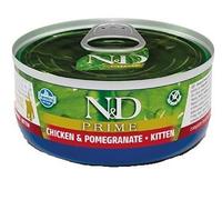 Farmina ND Prime Pollo y Granada Kitten Gato Latas 24 x 70 gr