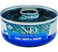Farmina ND Ocean Atun, Calamar y Gambas Gato Latas 24 x 70 gr