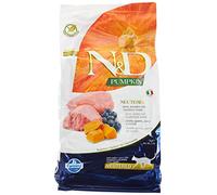 Farmina N&D Pumpkin Neutered - Pienso seco para gato adulto esterilizado - Cordero y arándanos - Cantidad: 5 kg