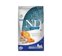 Farmina N&D Ocean Mini - Pienso para perro adulto pequeño - Bacalao, calabaza y naranja - Cantidad: 2,5 kg