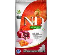 Farmina N&D Pumpkin Medium/Maxi - Pienso seco para perros medianos y grandes - Pollo y granada - Cantidad: 2,5 kg