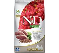 Farmina N&D Quinoa Neutered Mini - Pienso seco para perro pequeño esterilizado - Pato - Cantidad: 2,5 kg