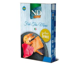 Farmina ND Natural Fish Trio Menú Latas para Gatos 6 x 70 gr