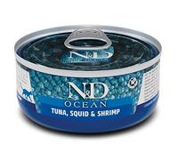 Farmina Nd Ocean Atun, Calamar Y Gambas Gato Latas 24 X 70 Gr