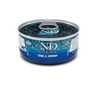 FARMINA ND Cat Ocean ATUN GAMBA Caja 24X70GR