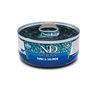 Farmina Nd Ocean Atun Y Salmón Gato Latas 24 X 70 Gr