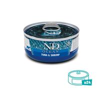 Farmina Nd Ocean Cat Adult Lata Atún Y Gamba 24 X 70 Gr
