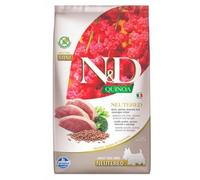 Farmina N&D Quinoa Neutered Mini - Pienso seco para perro pequeño esterilizado - Pato - Cantidad: 2,5 kg
