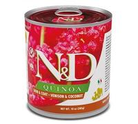 Farmina Nd Quinoa Skin Coat Venado Latas Para Perros 6 X 285 Gr