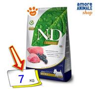 N&D Prime Dog Lamb and Blueberry Adult Mini 7KG