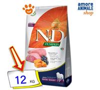 Farmina Perro N y D Pumpkin Adult Maxi Giant →Cordero Mirtillo - 12KG -