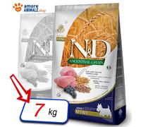Farmina Perro N&D Ancestral Adulto Mini → Cordero Y Arándano - 7 Kg