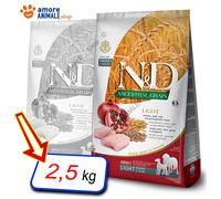 Farmina Perro N&D Ancestral Light Medium/Maxi → Pollo Y Granada - 2,5 Kg - Perro
