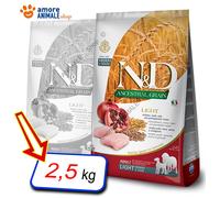 Farmina Perro N&D Ancestral Light Medium/Maxi → Pollo Y Granada - 2,5 Kg - Perro