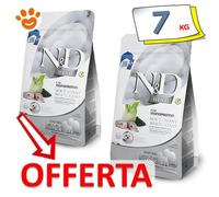 Farmina Perro N&D Blanco Adulto Mediano Maxi Rape, Hinojo Y Espirulina 7 Kg