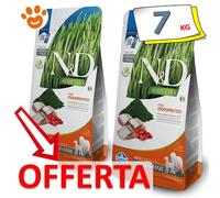 Farmina Perro N&D Espirulina Adulto Medio/Maxi Arenque Comida Seca Perros 7 Kg