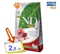 Farmina Perro N&D Prime Adulto Mini Sin Grano Pollo Y Granada Perros 2,5 Kg