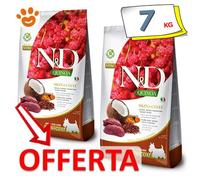 Farmina Perro N&D Quinoa Adulto Mini Piel&Cabello Ciervo, Coco Y Cúrcuma 7 Kg