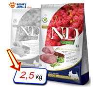 Farmina ND Quinoa Weight Management Grain Free Mini Cordero 2.5 Kg