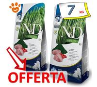 Farmina Perro N&D Spirulina Adulto Mediano/Maxi Cordero Comida Seca Perros 7 Kg