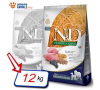 Farmina Perro N y D Ancestral Adulto Medio / Maxi →Cordero Mirtillo - 2,5/12 KG