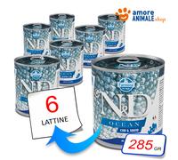 Farmina Perro N&D Ocean Húmedo, Sabores varios – Lata 285 g