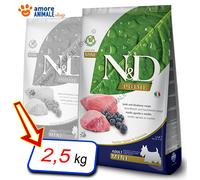 Farmina N&D Prime Pienso Grain Free de Cordero para Perros Mini 2.5kg